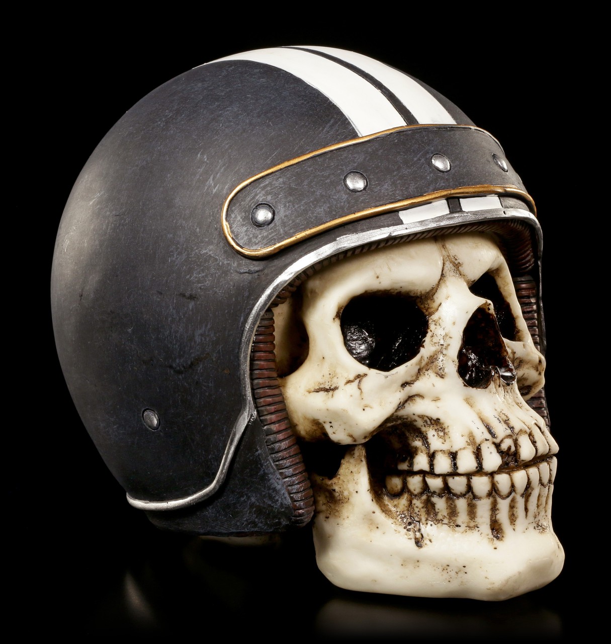 Skull with Helmet - Cafe Racer