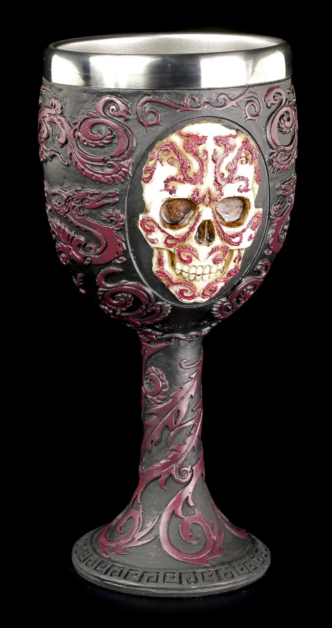 Goblet - Oriental Skull