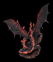 Pterosaur Drachen Figur schwarz-rot