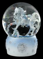 Schneekugel Pferd - Snow Crystal