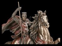 Knight Figurine - Knight Templar with Flag