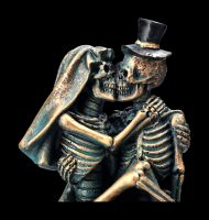Kissing Skeleton Shelf Sitter - Love Never Dies