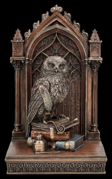 Bookend - Owl of Wisdom bronzed
