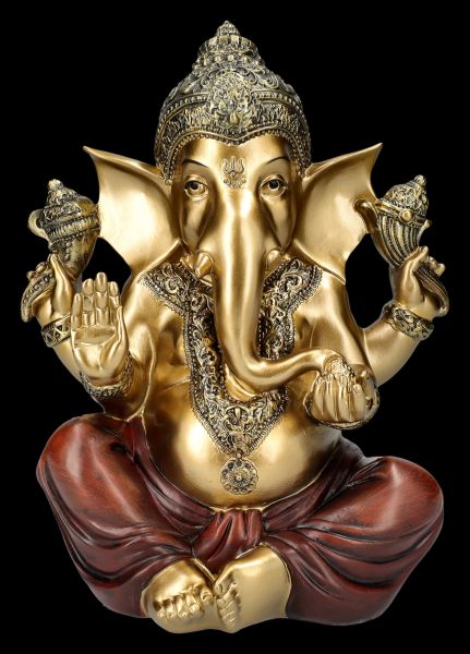 Ganesha Figur - Hindu Gott sitzend