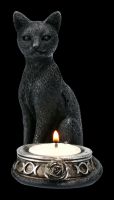 Tealight Holder - Black Cat