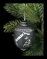 Christmas Tree Decoration - Metallica Black Album