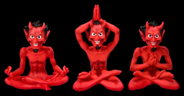 Devil Figurines by Yoga Set of 3