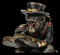Steampunk Chimpanzee Figurine - The Scholar