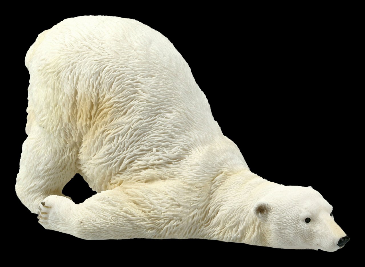 Garden Figurine - Polar Bear slides