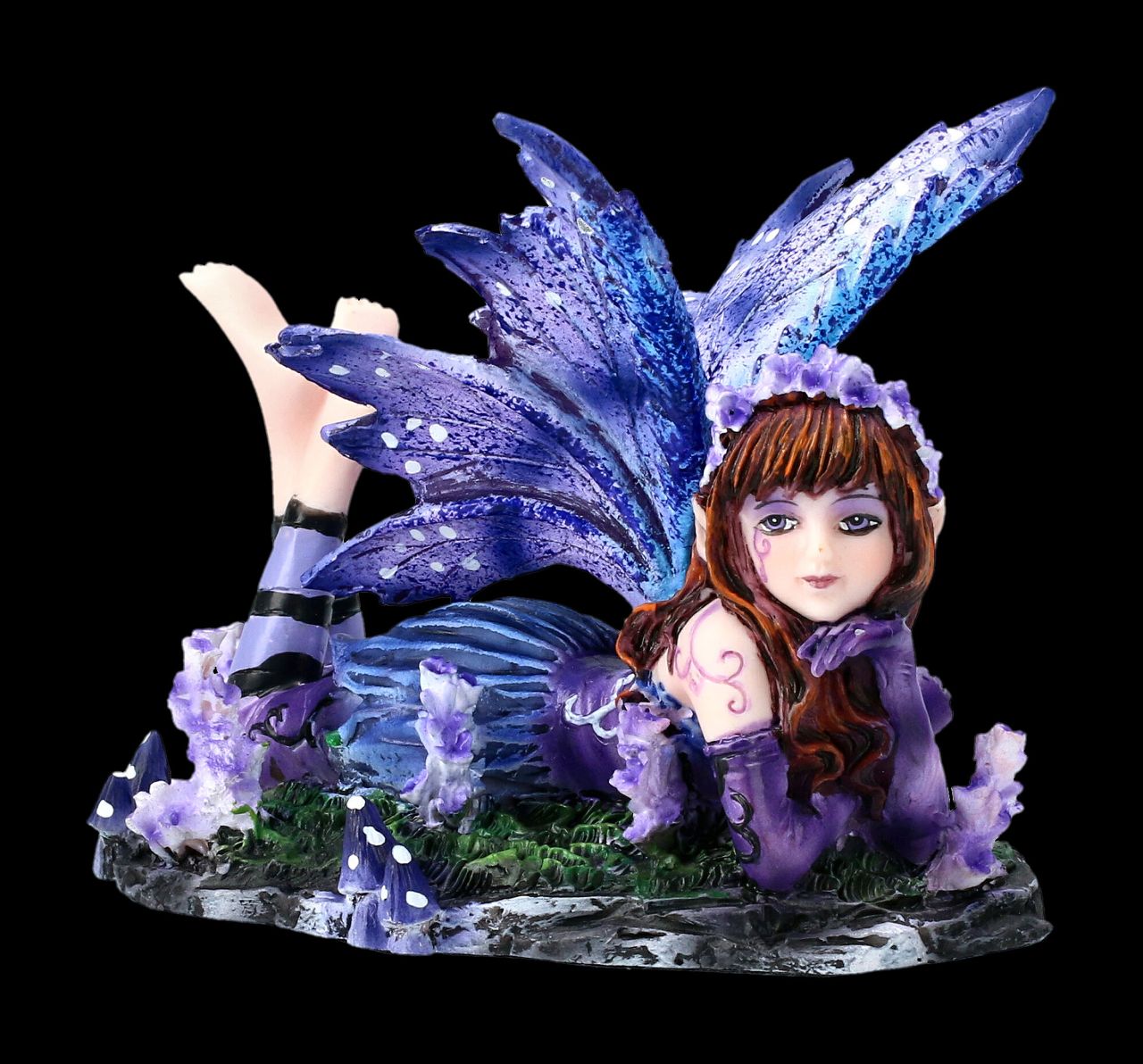 Elfen Figur - Lavenda Fairy liegend