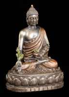 Buddha Figurine - Bhaisajyaguru on Lotus Throne