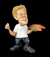Funny Job Figurine - Head Chef with Lobster