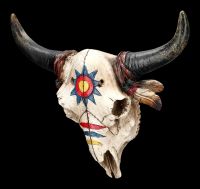 Wall Decoration - Bison Skull with War Paint