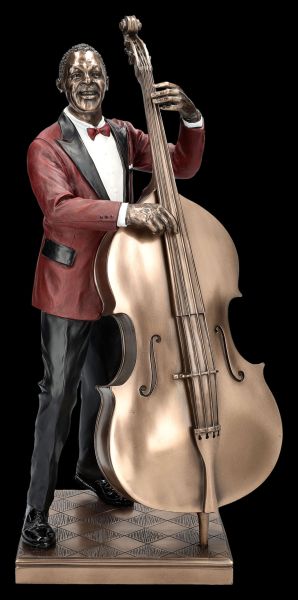 The Jazz Band Figur - Kontrabass Spieler rot