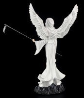 Large White Angel with Scythe - Innocent Death