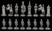 Schachfiguren Camelot - Metall mittelgroß