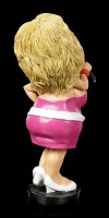 Funny Job Figurine - Female Singer with Microphone