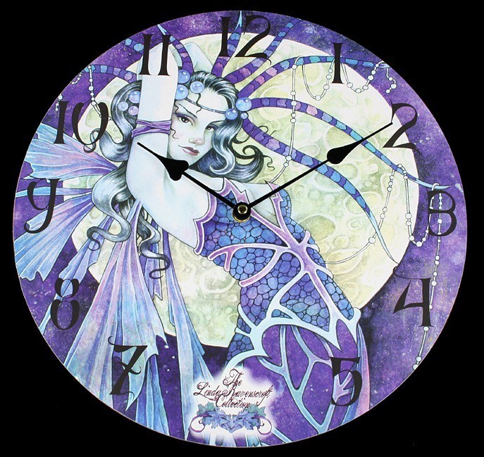 Fairy Wall Clock - Blue Moon