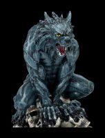 Werewolf Figurine on Skull Mountain - Moon Shadow
