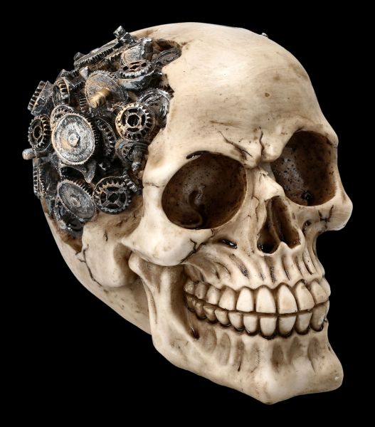 Skull with Gears - Clockwork Cranium