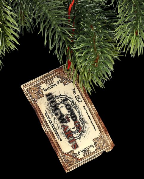 Christmas Tree Decoration - Hogwarts Ticket