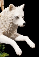 Elfen Figur - Jeora reitet auf Wolf