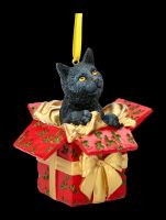 Christbaumschmuck - Katze aus Geschenk