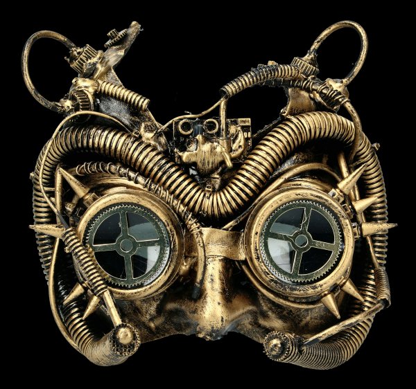 Steampunk Maske - Cyber Owl