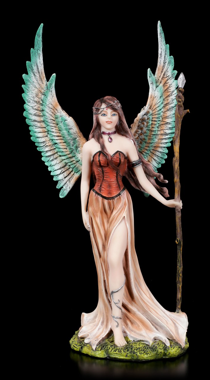 Engel Figur - Schutzengel Pilia mit Zauberstab