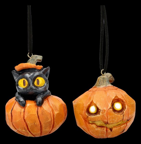 Halloween Kürbis Anhänger - Pumpkin & Patch 2er Set