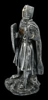 Tempelritter Figur mit Schild und Speer