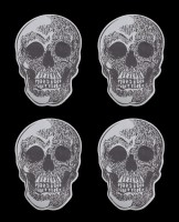 Skull Coasters - Set of 4