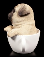 Dog Figurine - Pug Teacup Pup