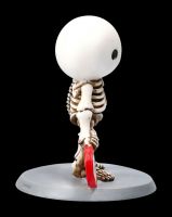 Skeleton Figurine - Lucky breaks a Mirror
