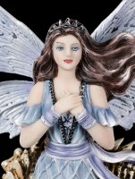 Fairy Figurine - Mira with Dragon Skeleton