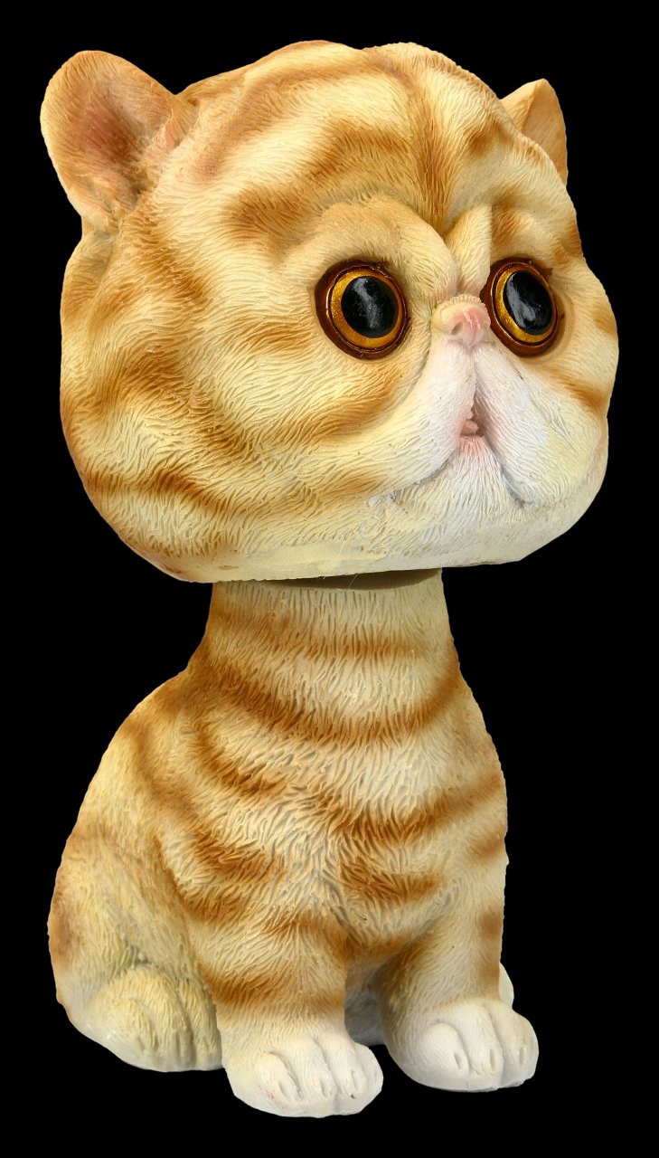 Bobble Head Figurine - Cat Bob Puss
