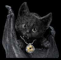 Vampire Cat Figurine - Count Catula with Necklace