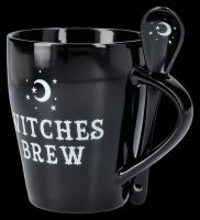 Tasse mit Löffel - Hexen Witches Brew