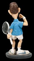 Tennisfigur - Lustiger Tennisspieler by Warren Stratford
