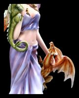 Fairy Figurine - Cora with Baby Dragons
