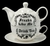 Teekannen Set - Freaks Like Me Drink Tea