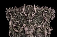 Wall Plaque - Celtic God - Cernunnos