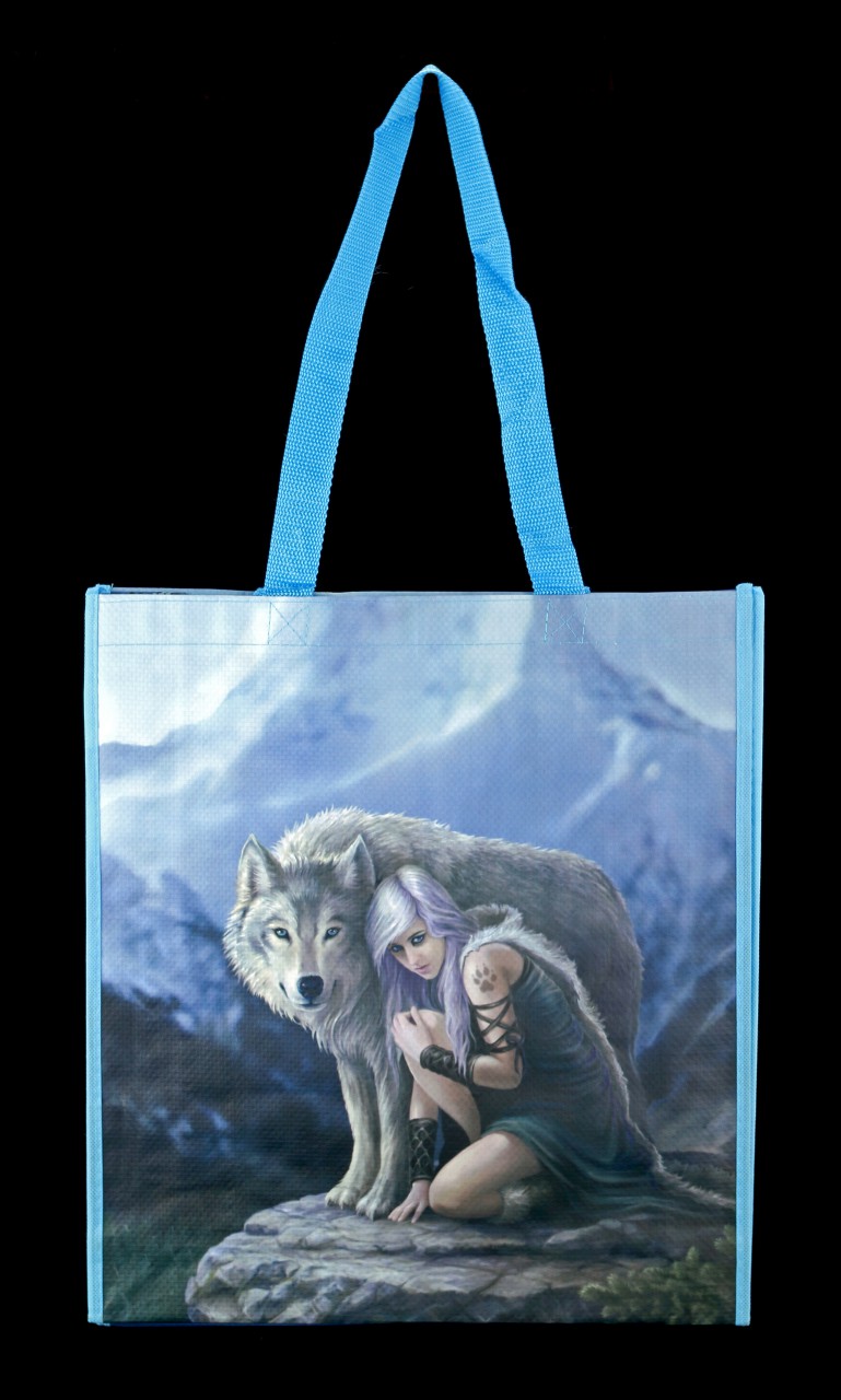 Einkaufstasche mit Wolf - Protector