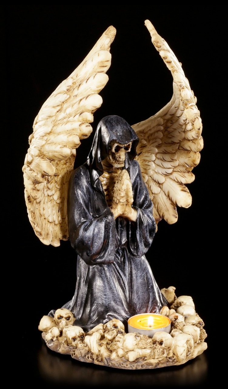 Tealight Holder - Death with Wings