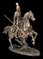 Ritter Figur - Kavalier mit Pferd und Speer