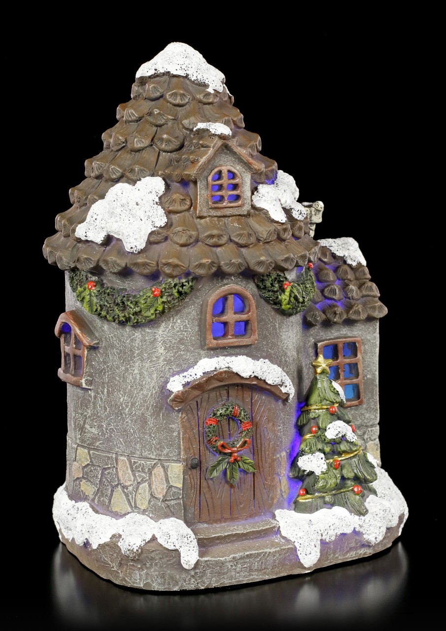 Fairy House with LED - Xmas Cottage