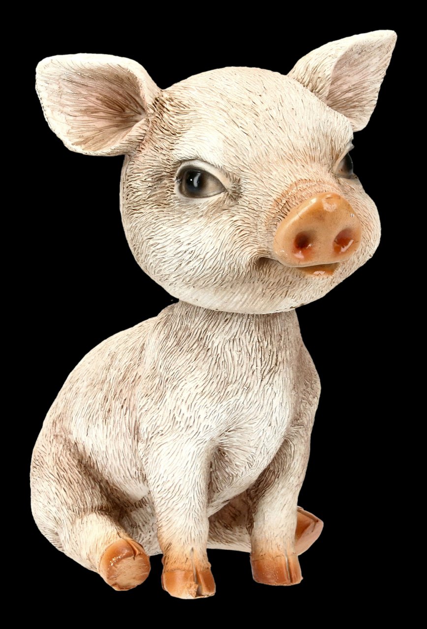 Wackelkopf Figur - Schweinchen Bob Trotter
