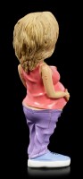 Funny Life Figurine - Pregnant with Ice Cream and Pickle