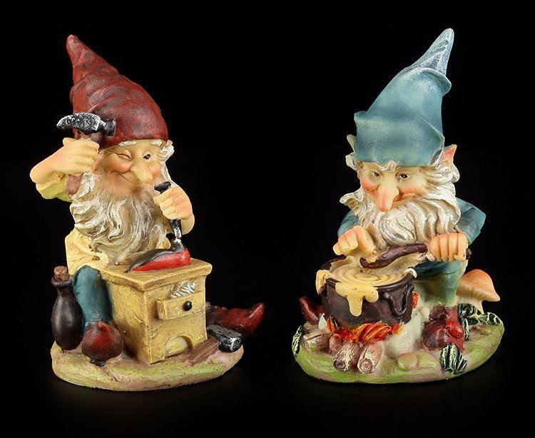 Garden Gnomes - Shoemaker and Cook