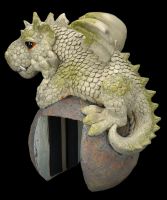 Garden Figurine - Dragon as Fence Hanger